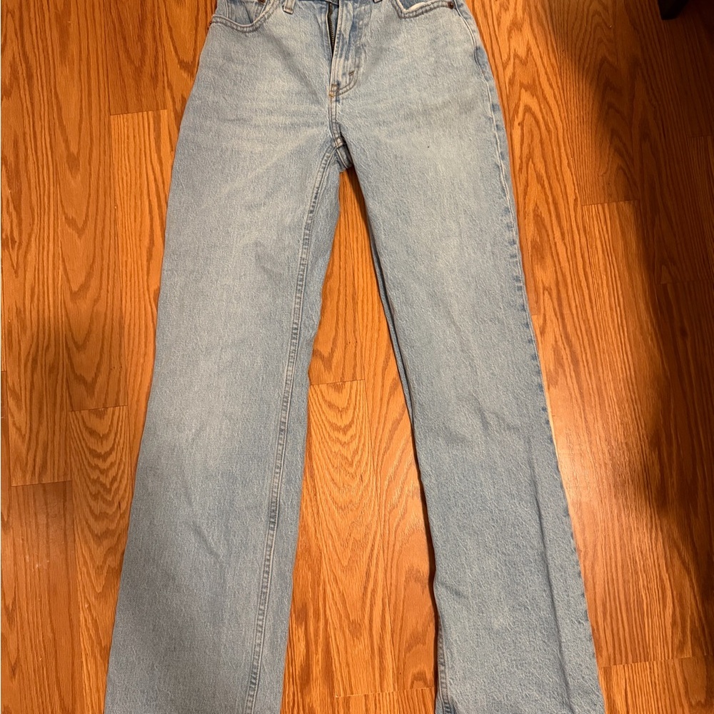 Abercrombie & Fitch Light Blue High Rise Jeans